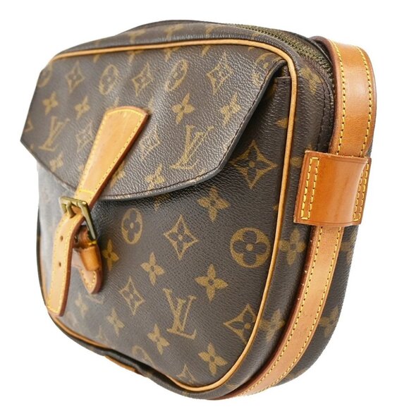 LOUIS VUITTON Jeune Fille GM Shoulder Bag Monogram Leather Brown - Picture 2 of 14